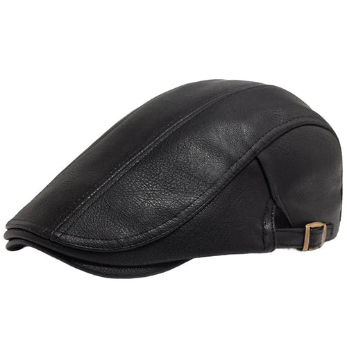 Béret Old Money en Cuir