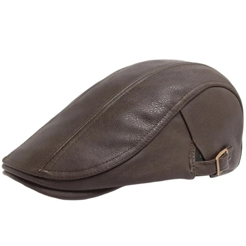 Béret Old Money en Cuir