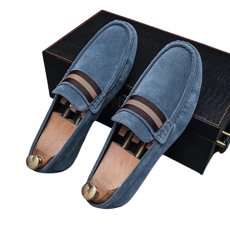 Chaussure de bateau en daim