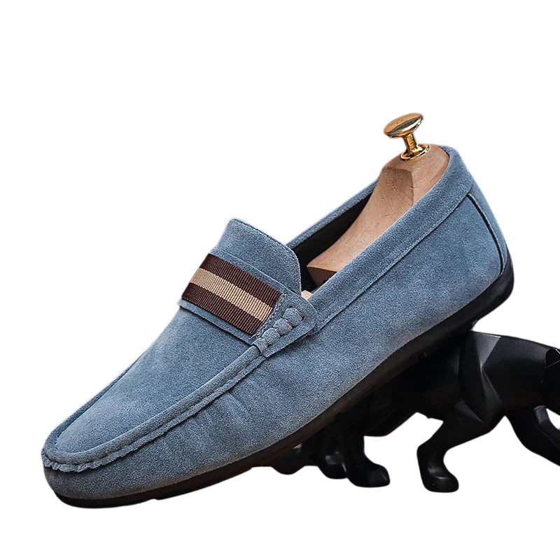 Chaussure de bateau en daim