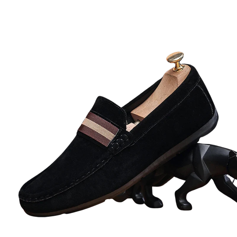 Chaussure de bateau en daim