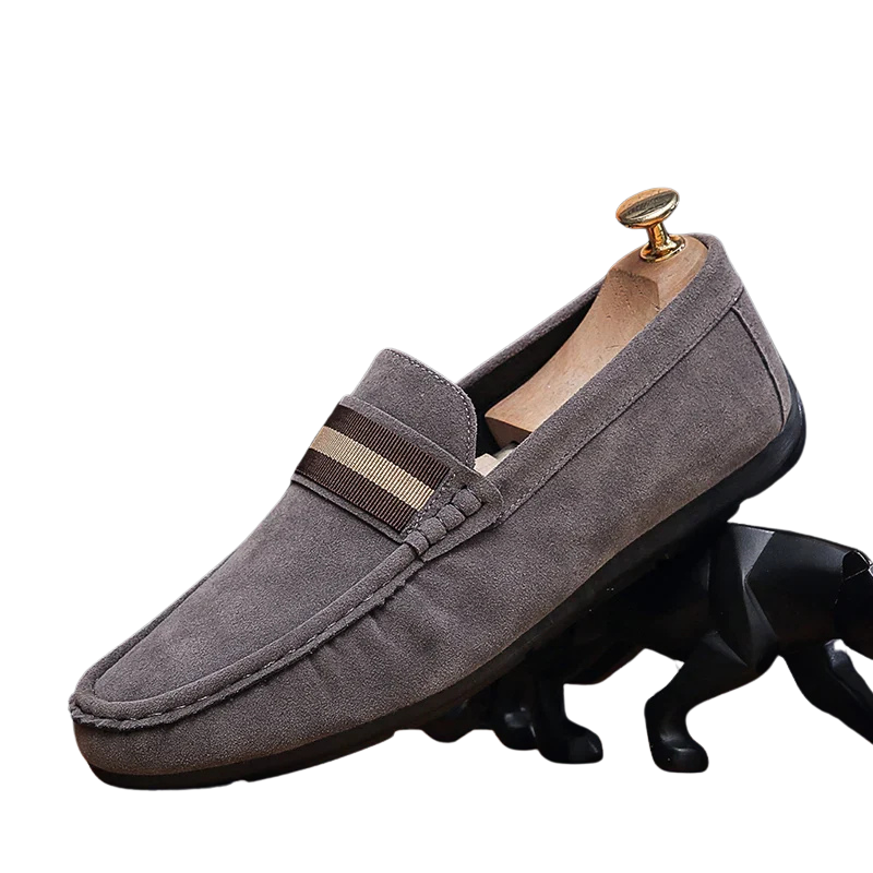 Chaussure de bateau en daim