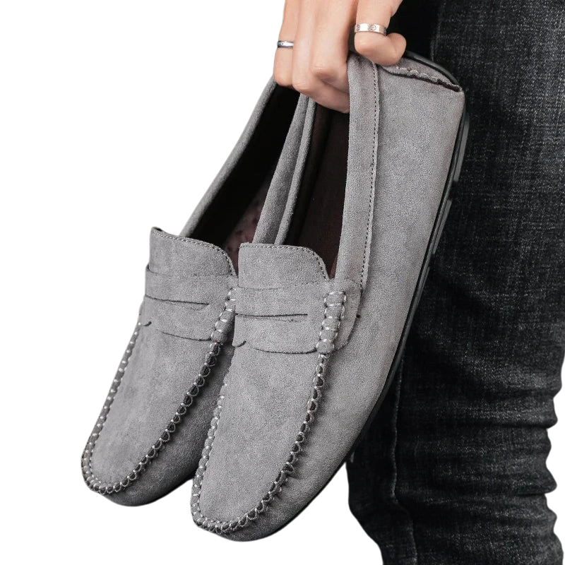 Chaussures Bateau Old Money en Daim