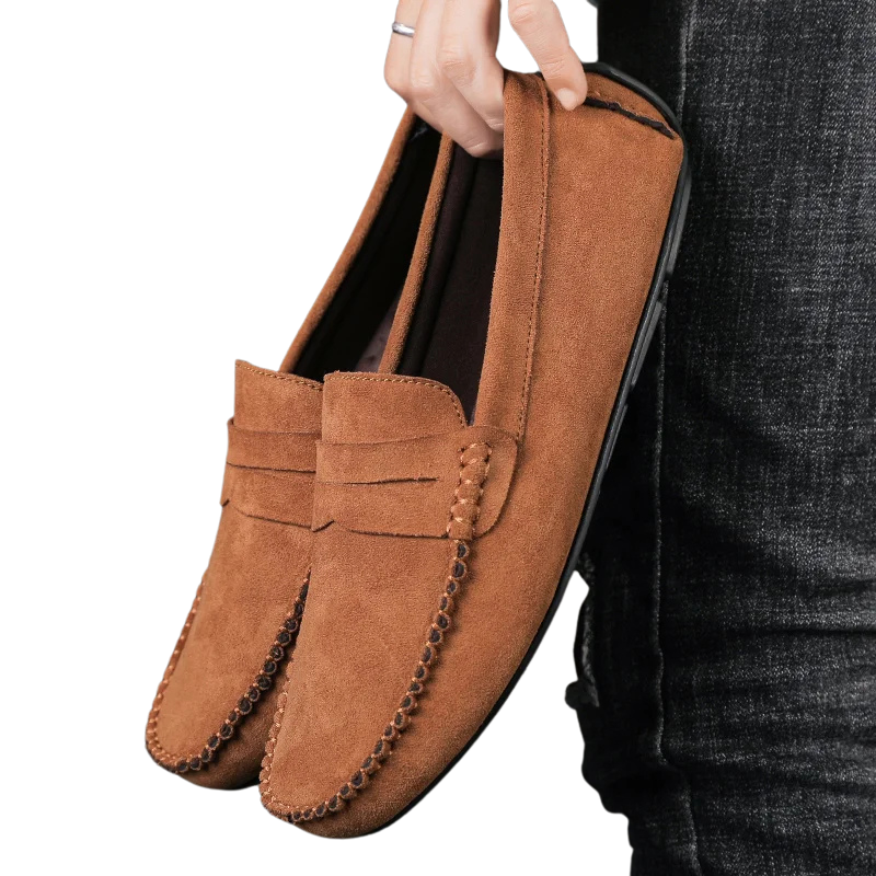 Chaussures Bateau Old Money en Daim