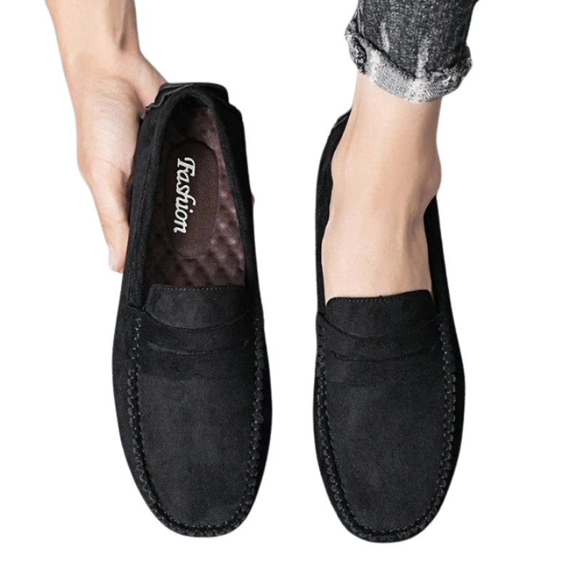 Chaussures Bateau Old Money en Daim