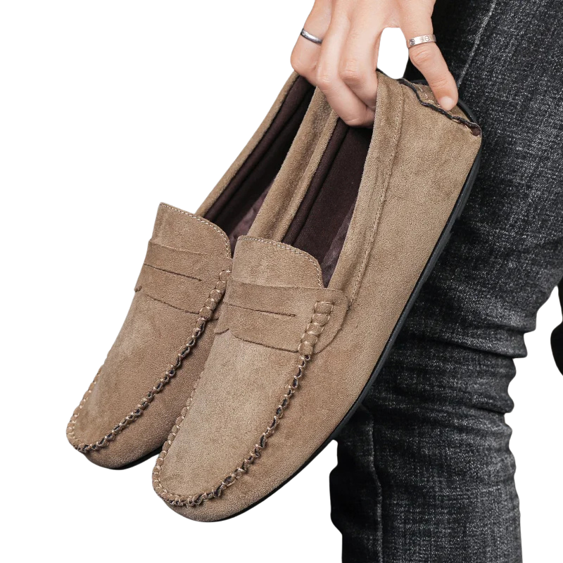Chaussures Bateau Old Money en Daim