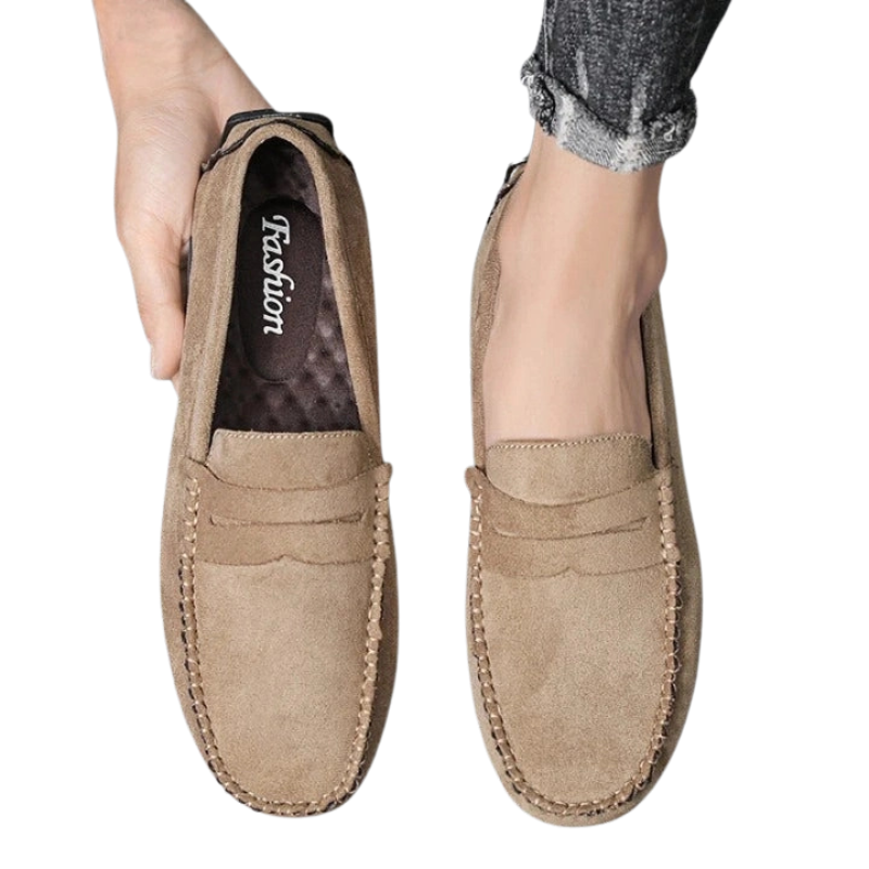 Chaussures Bateau Old Money en Daim