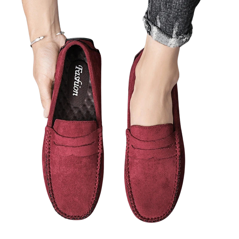 Chaussures Bateau Old Money en Daim