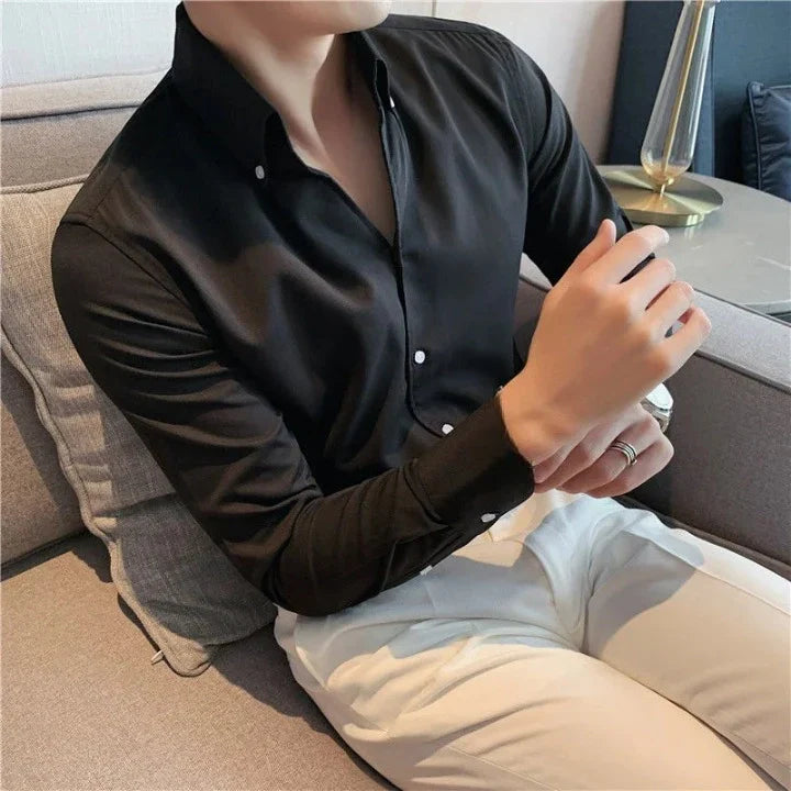 Chemise Old Money Élégante pour Homme