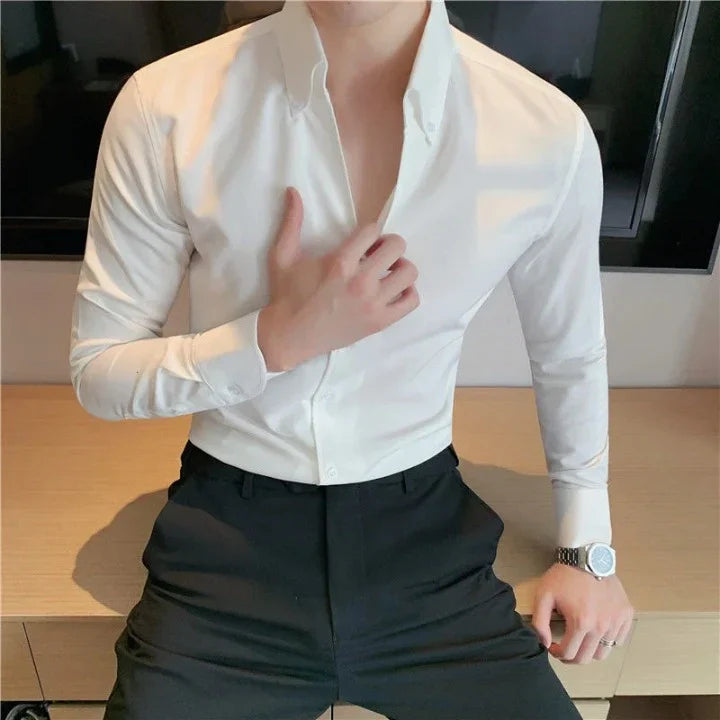 Chemise Old Money Élégante pour Homme