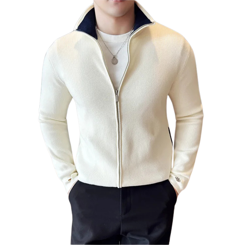 Gilet avec col homme