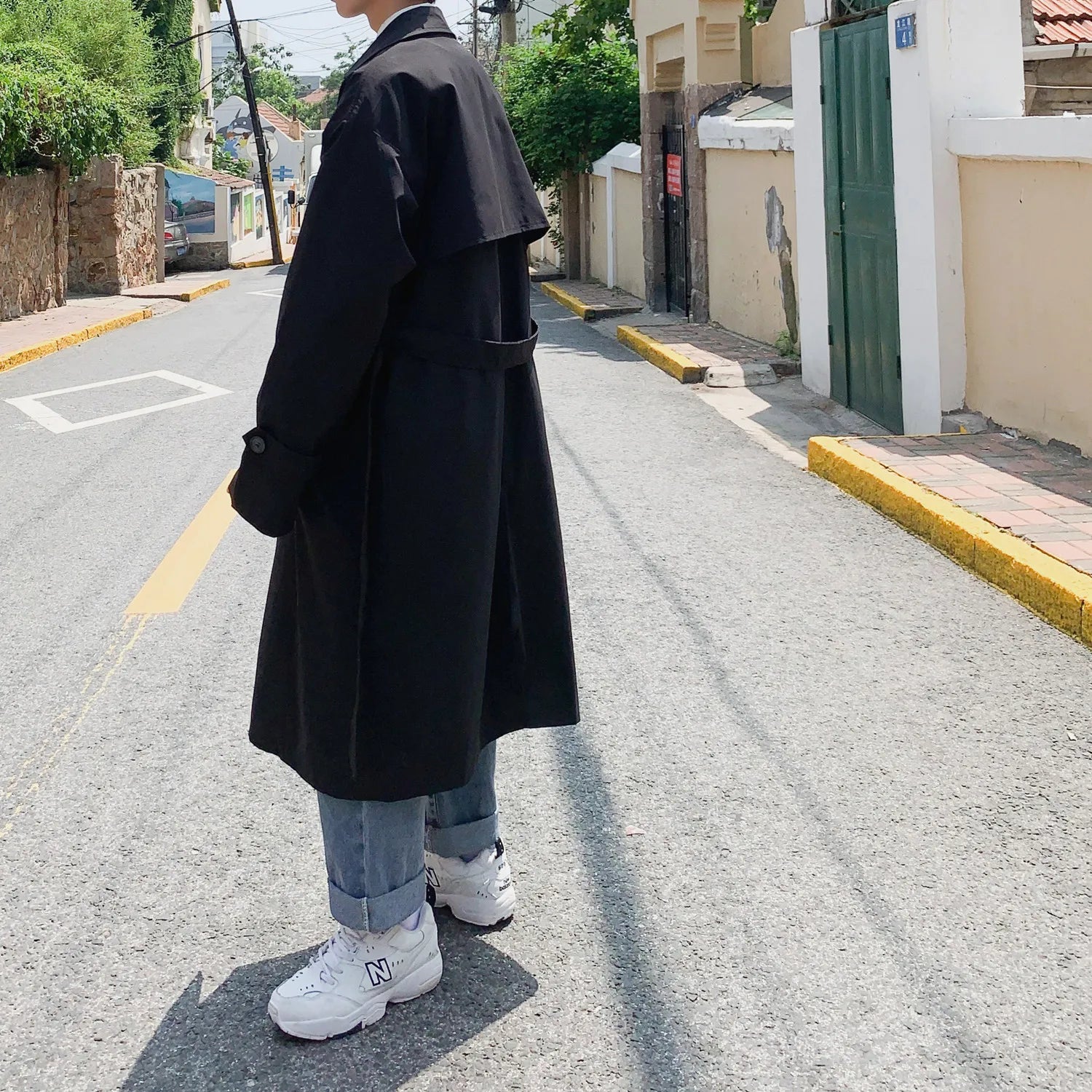 Long Trench Coat Man | Old Money 