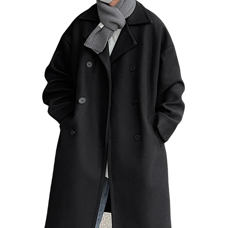 Manteau Long en Laine Old Money