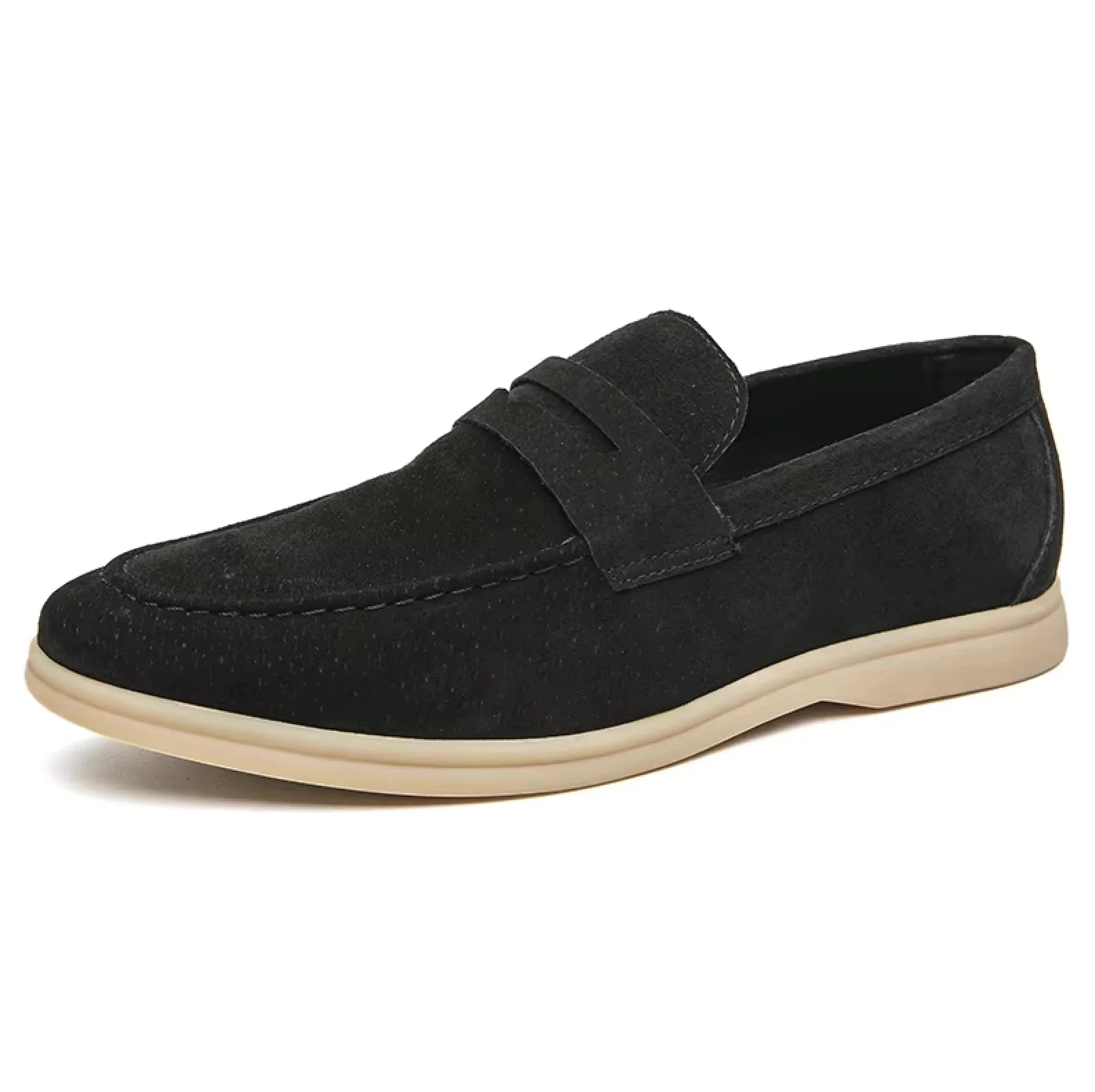 Mocassins Homme en Daim Old Money