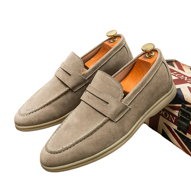Mocassins Homme en Daim Old Money