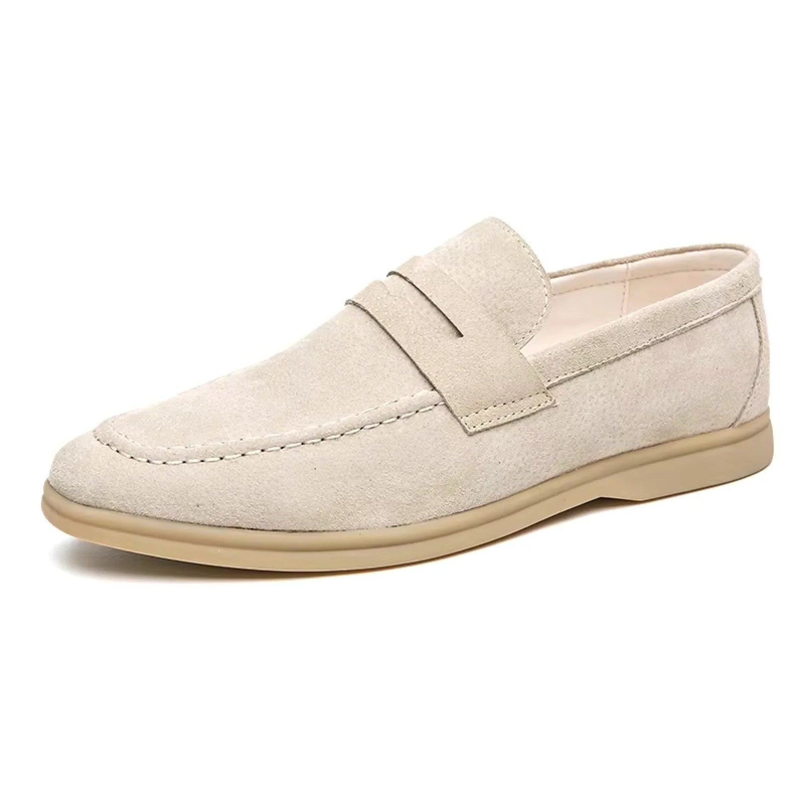 Mocassins Homme en Daim Old Money