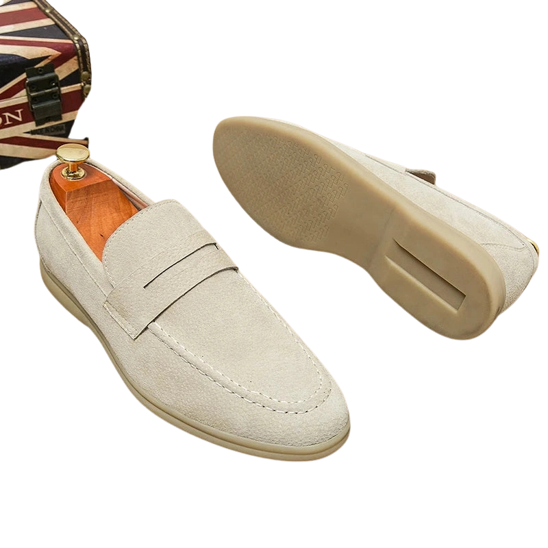 Mocassins Homme en Daim Old Money
