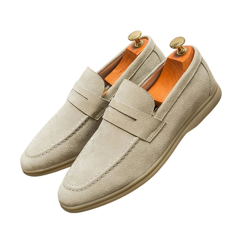 Mocassins Homme en Daim Old Money