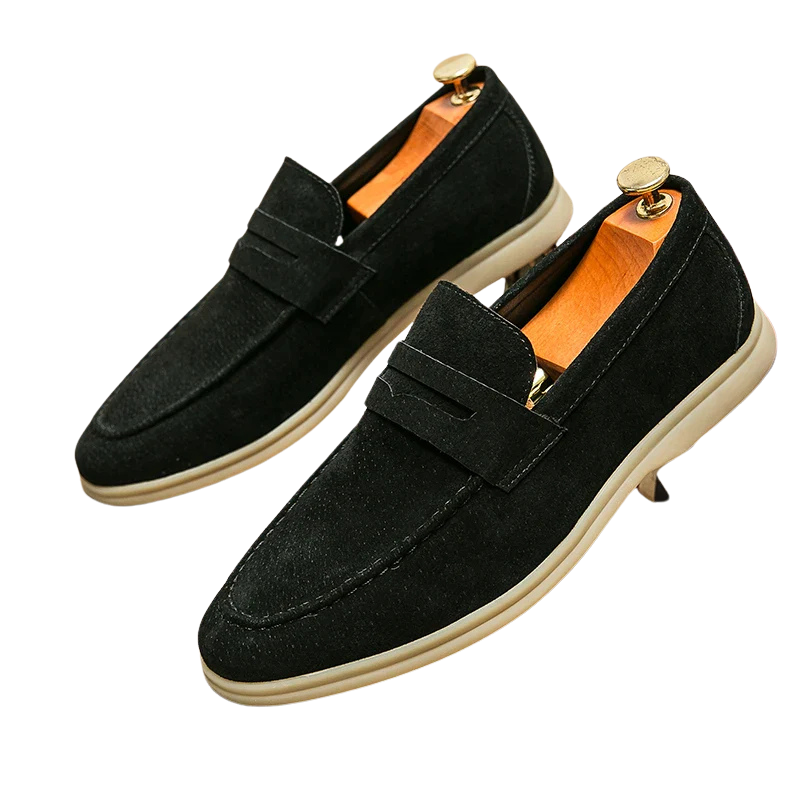 Mocassins Homme en Daim Old Money