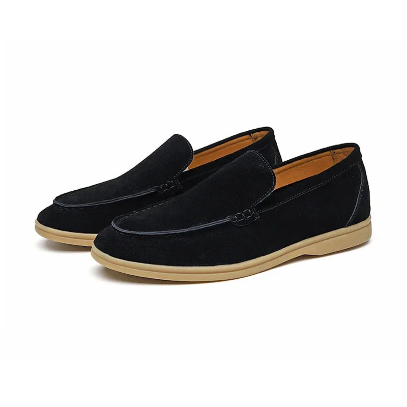 Mocassins en Daim Old Money pour Homme