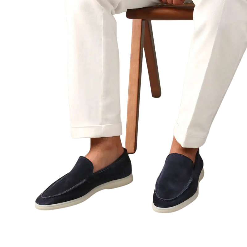 Mocassins en Daim Old Money pour Homme