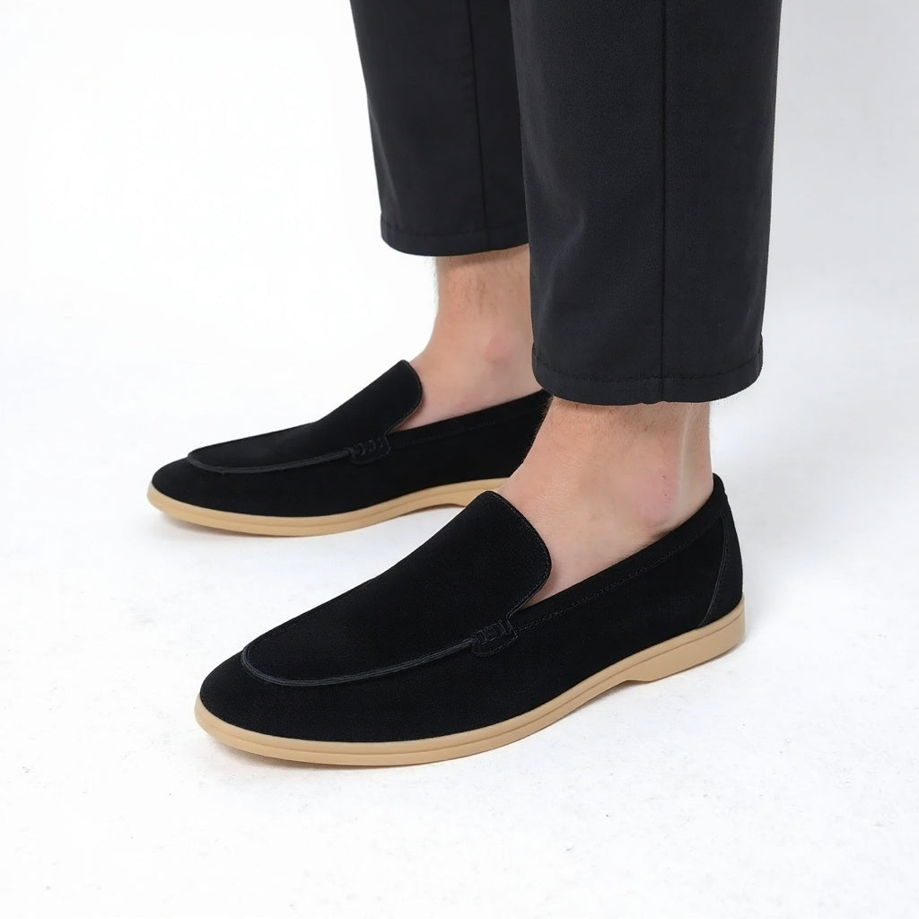Mocassins en Daim Old Money pour Homme