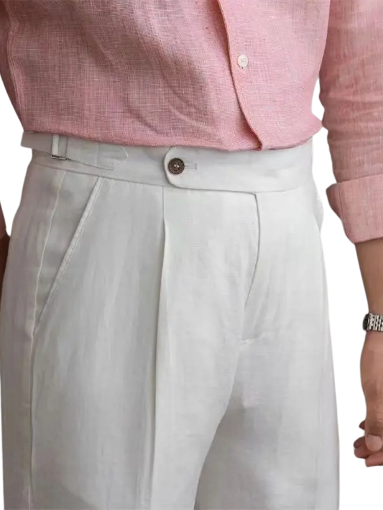 Pantalon 100% en Lin pour Hommes
