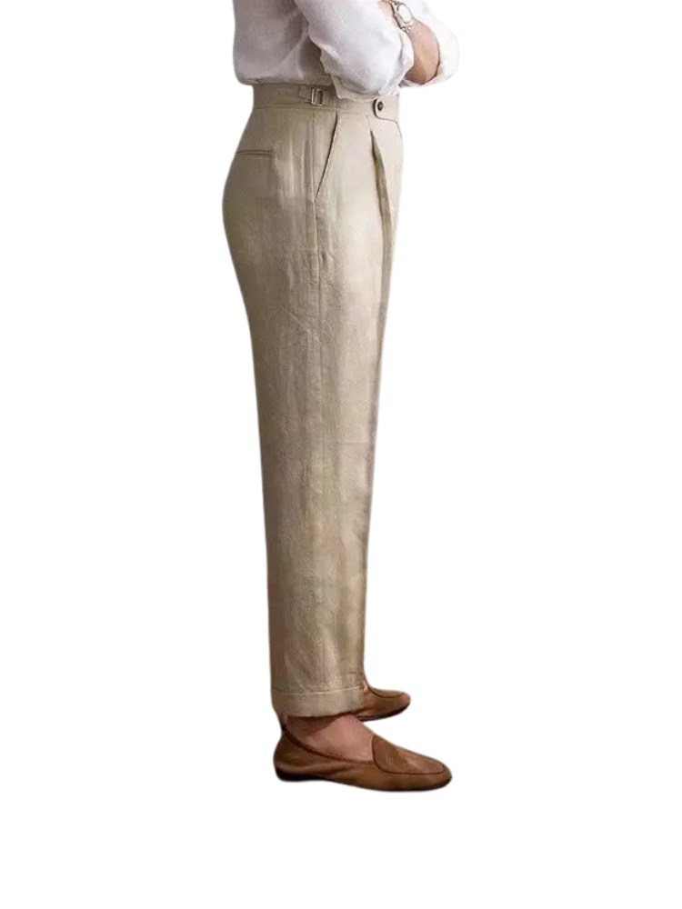 Pantalon 100% en Lin pour Hommes