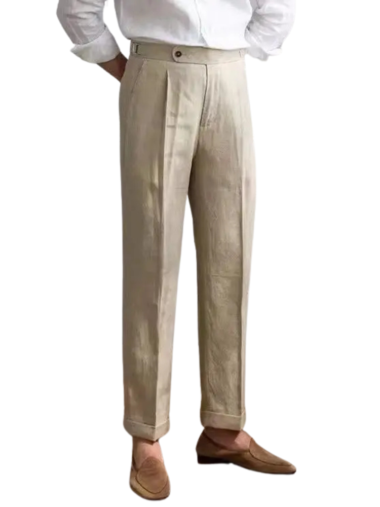 Pantalon 100% en Lin pour Hommes