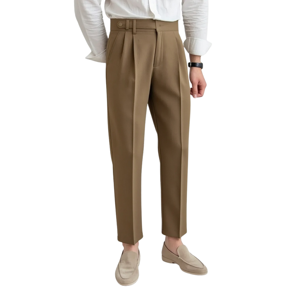 Pantalon Old Money Taille Haute
