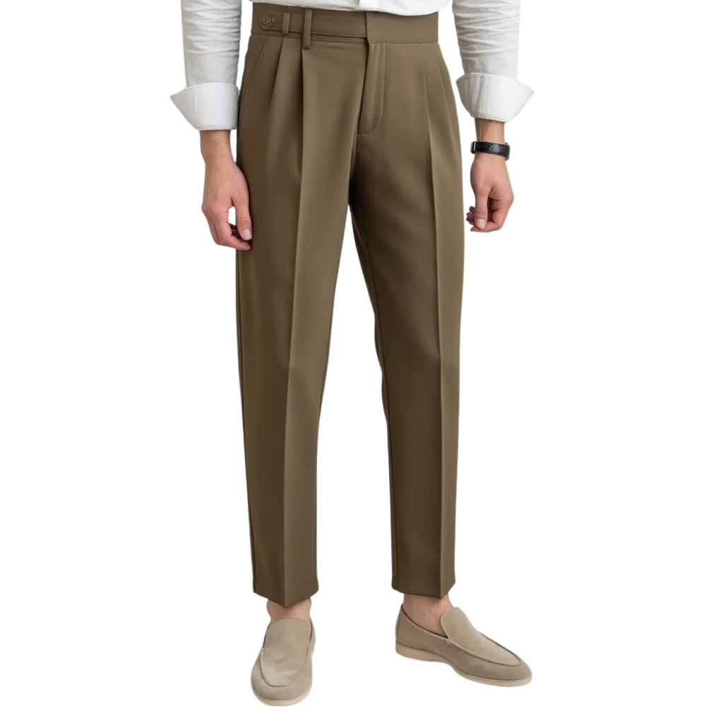 Pantalon Old Money Taille Haute
