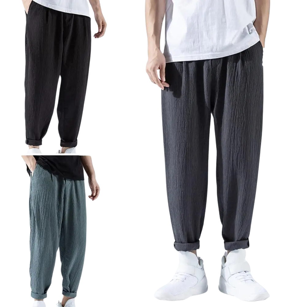 Pantalon en lin pour hommes