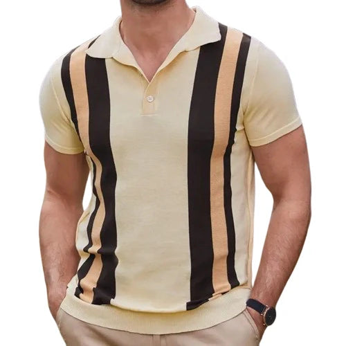Polo Old Money Beige pour Homme