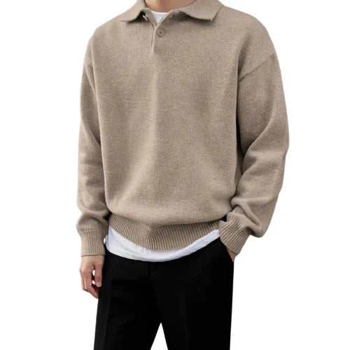 Pull en laine avec col