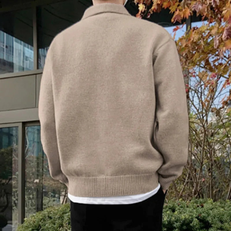 Pull en laine avec col