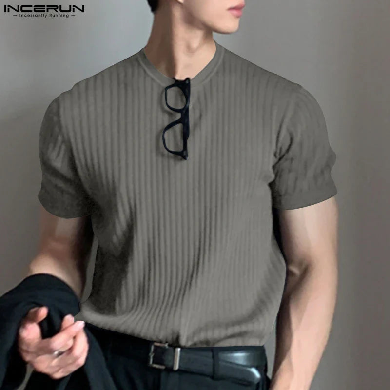 T-shirt Old Money Décontracté Homme