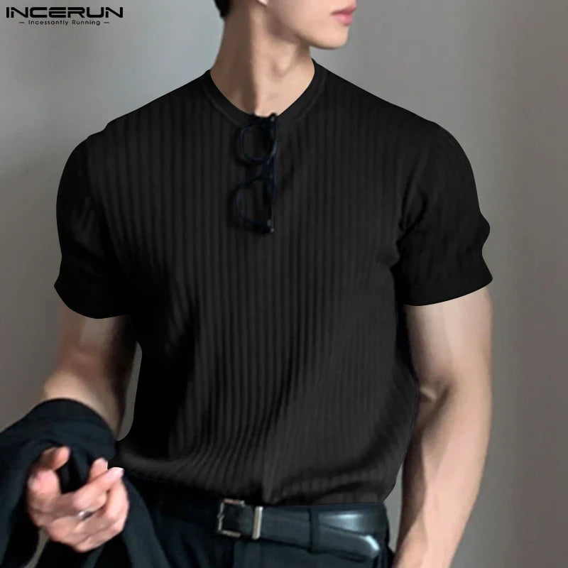 T-shirt Old Money Décontracté Homme