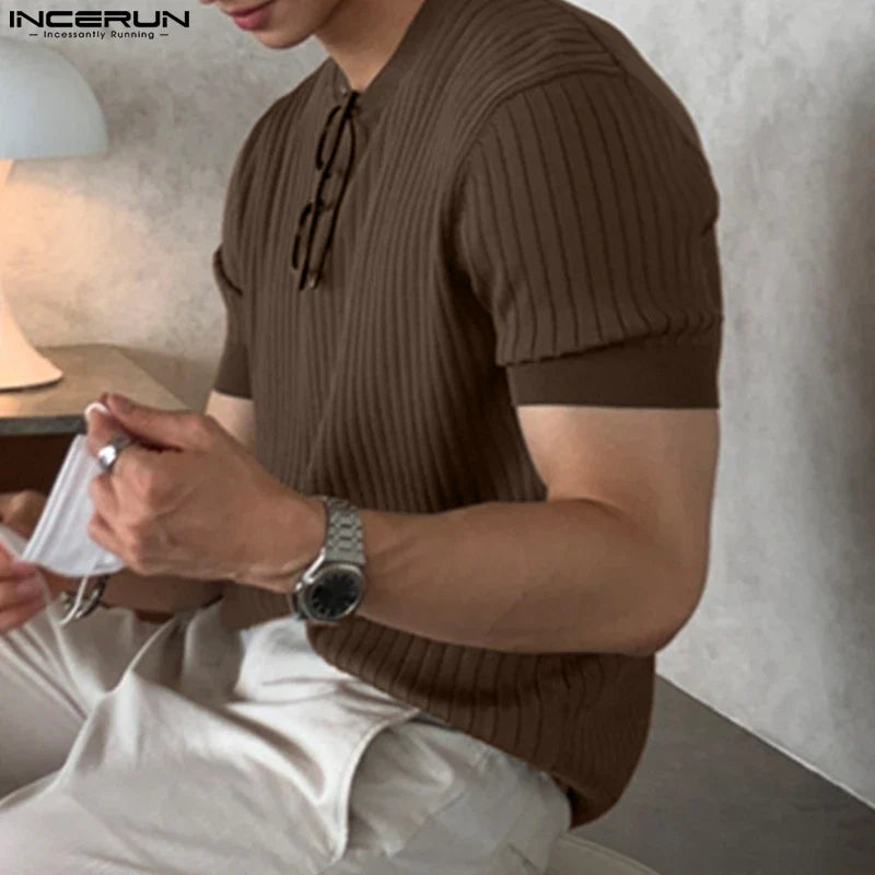 T-shirt Old Money Décontracté Homme