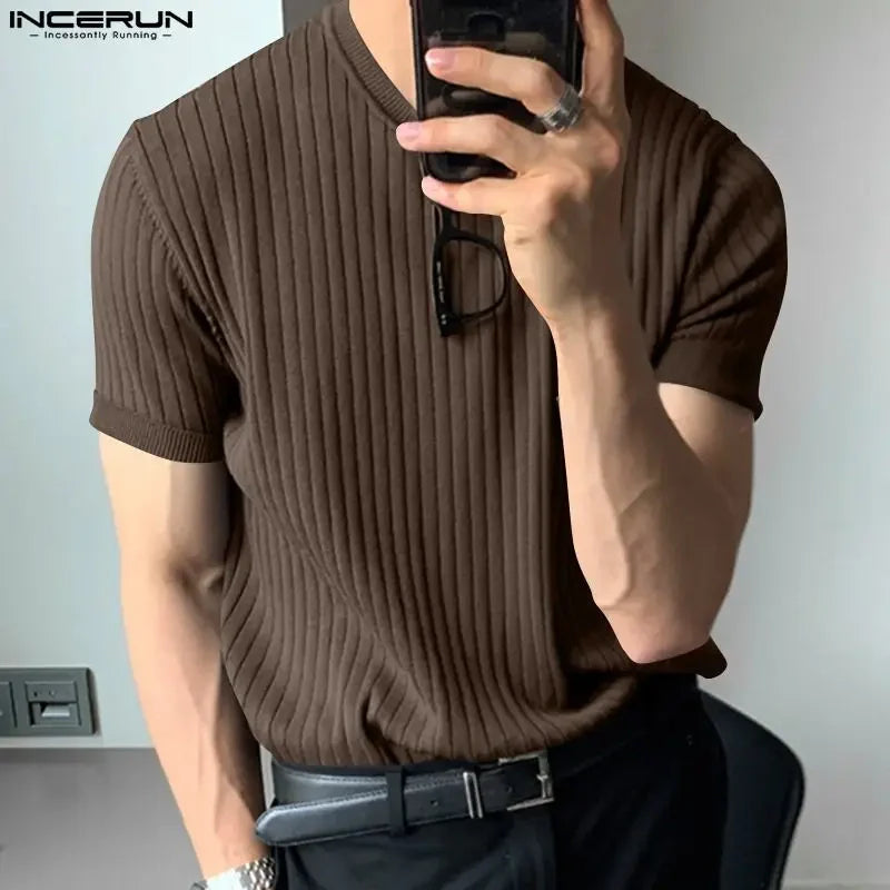 T-shirt Old Money Décontracté Homme