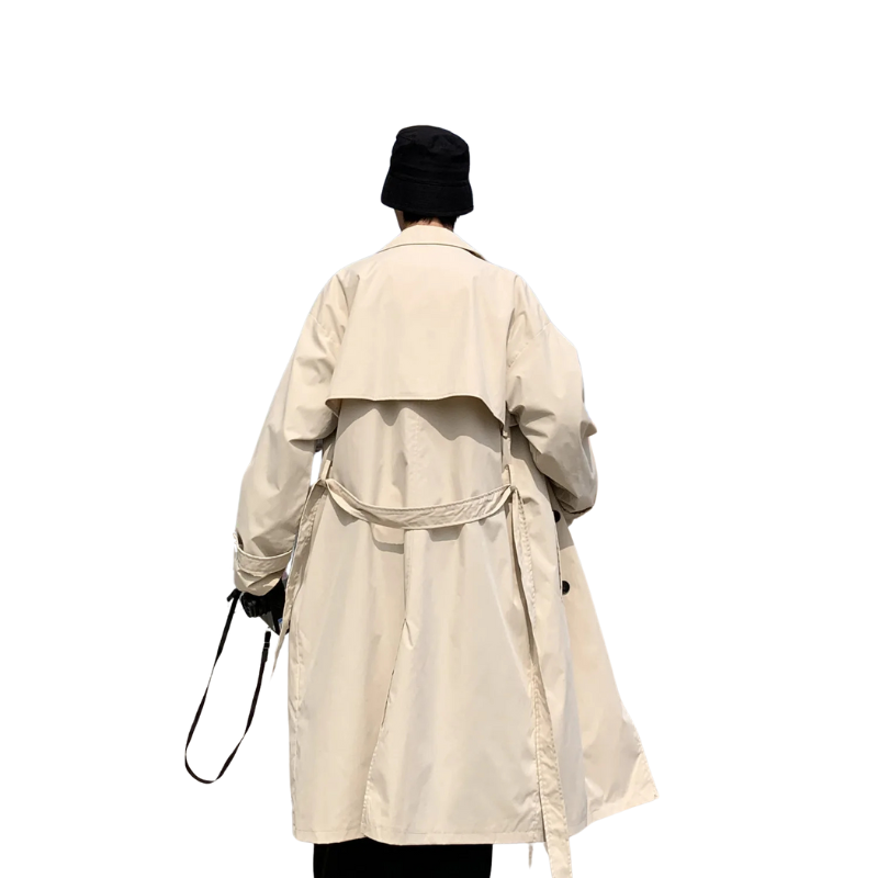 Trench-coat Long Old Money pour Homme